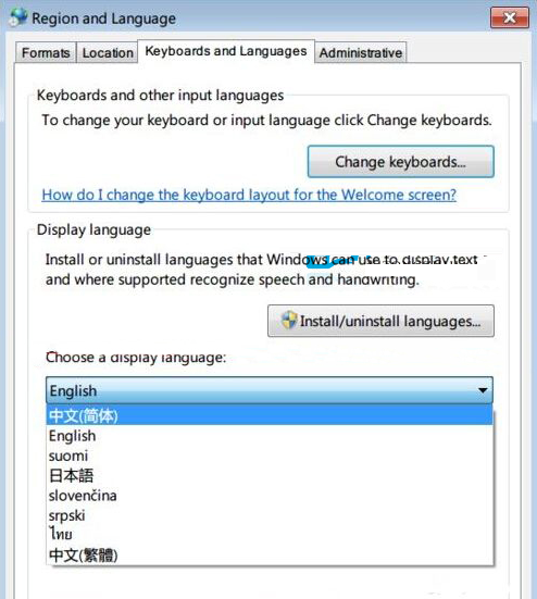 win7系統中文語言包下載及使用方法指南 怎么將英文版系統改為中文版