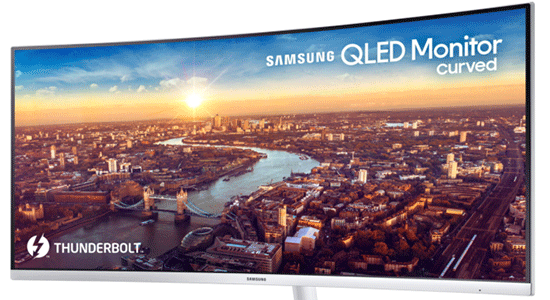 三星發布首款雷電3接口曲面顯示器 三星發布首款雷電3接口曲面顯示器