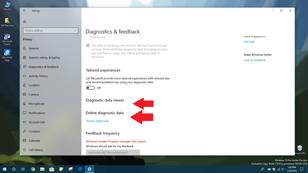 Windows 10將允許用戶查看并刪除診斷數據 Windows 10將允許用戶查看并刪除診斷數據