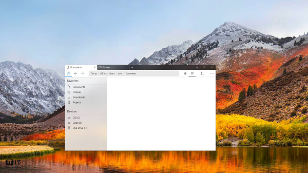Windows 10文件資源管理器UWP版概念化 Windows 10文件資源管理器UWP版概念化