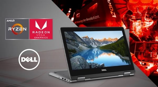 戴爾Inspiron 13 7000二合一筆記本:銳龍APU 戴爾Inspiron 13 7000二合一筆記本:銳龍APU