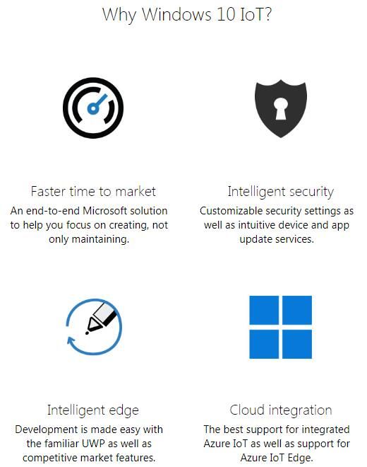 微軟發布Windows 10 IoT Core Services新版本 微軟發布Windows 10 IoT Core Services新版本