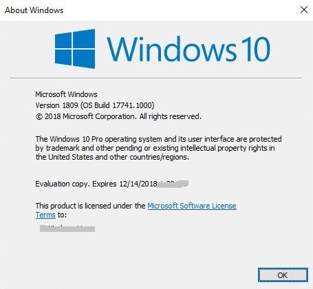 Windows 10 RS5敲定Version 1809 預計于10月發布 Windows 10 RS5敲定Version 1809 預計于10月發布