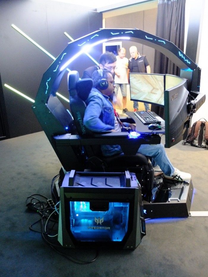 宏碁在IFA 2018大會上推出Thronos游戲駕駛艙 宏碁在IFA 2018大會上推出Thronos游戲駕駛艙