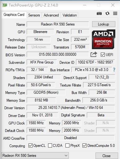 AMD Radeon RX 590首發(fā)評測:12nm新工藝 AMD Radeon RX 590首發(fā)評測:12nm新工藝