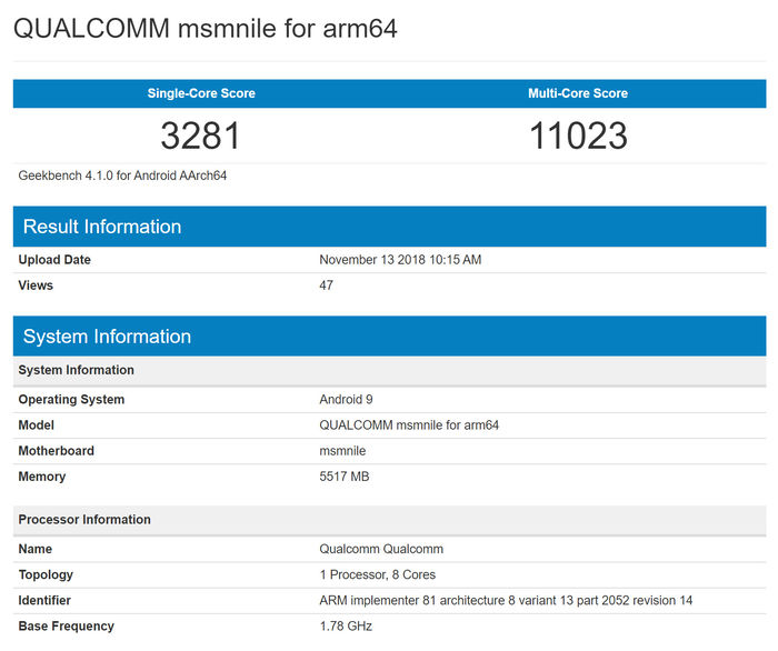 驍龍8150工程機安兔兔跑分曝光,優化空間不小 驍龍8150工程機安兔兔跑分曝光,優化空間不小
