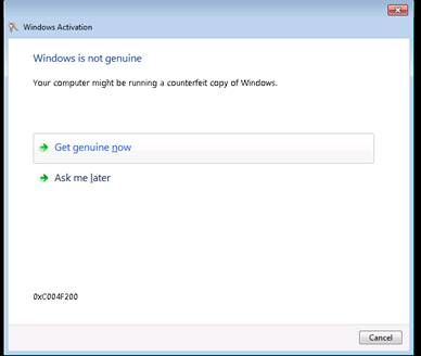 微軟承認Windows 7升級更新匯總后顯示“非正版”錯誤 微軟承認Windows 7升級更新匯總后顯示“非正版”錯誤