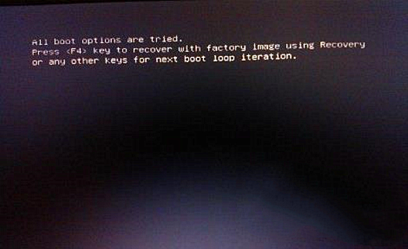 分享u盤重裝系統提示All boot options are tried的解決方法 分享u盤重裝系統提示All boot options are tried的解決方法