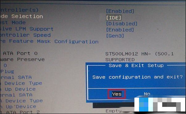 神舟優雅a300筆記本如何進bios更改ide硬盤模式 神舟優雅a300筆記本如何進bios更改ide硬盤模式