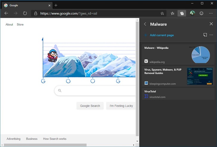 微軟發布首個Chromium版Edge瀏覽器穩定預覽版